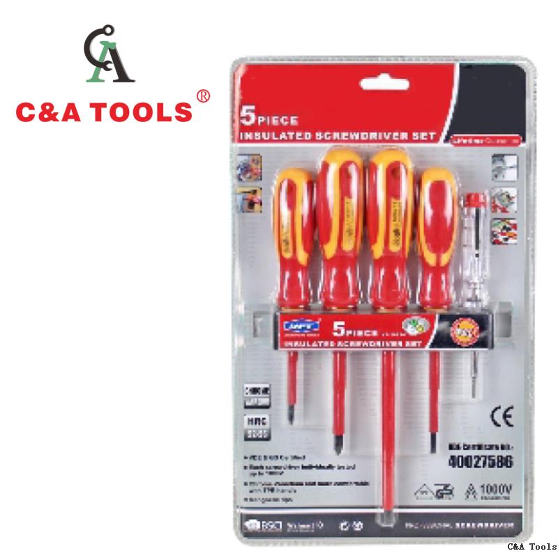 5Pcs Insulated Screwdriver Set