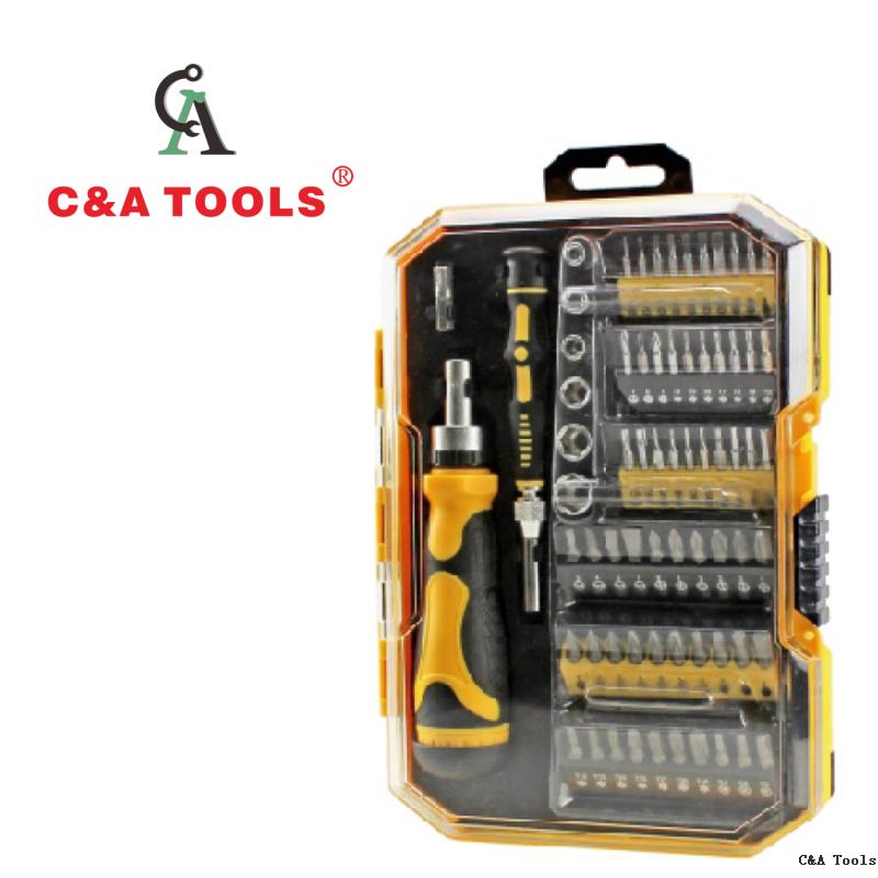 69Pcs Ratchet Bits Set